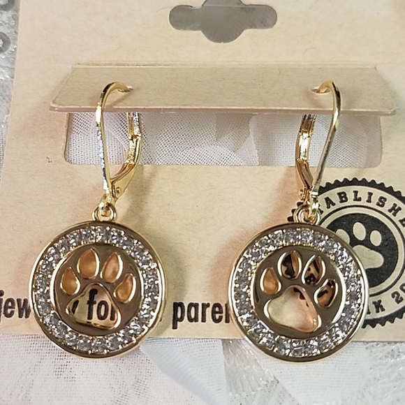 Brand New Pet Friends CZ Earrings - Picture 2 of 7